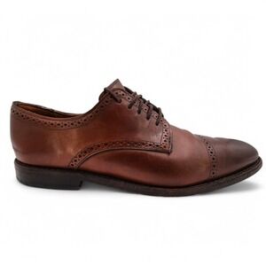 Allen Edmonds Yorktown Derby Shoes Mens‎ 9.5 D Cap Toe Made USA Leather Soles